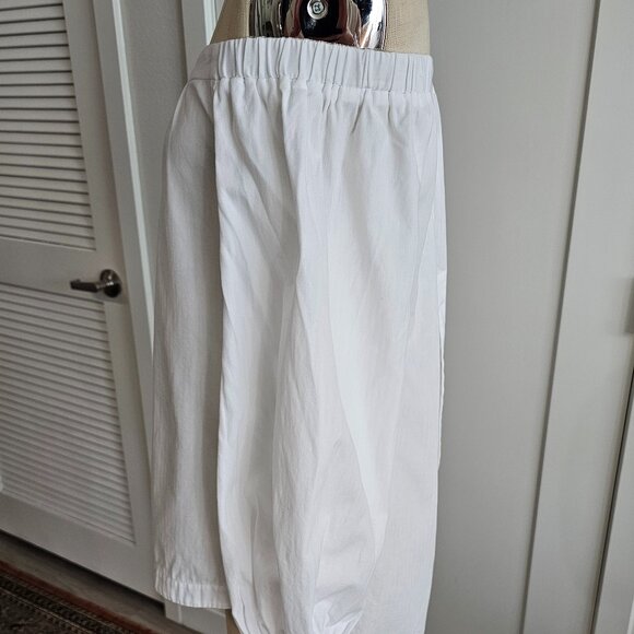 BCBGMAXAZRIA Off the Shoulder Cotton White Blouse in size S - Picture 4 of 7